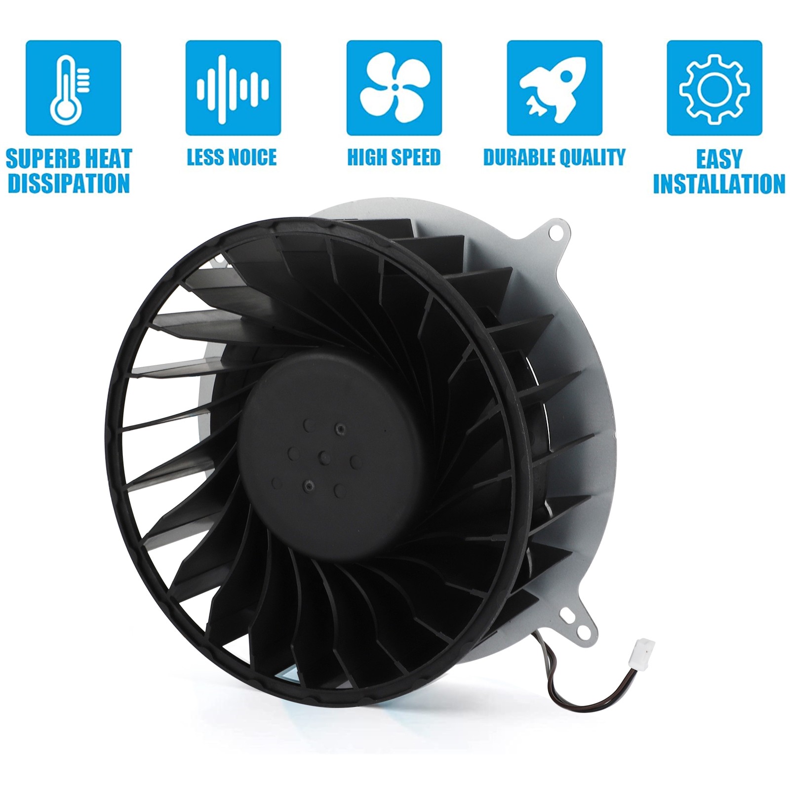 Replacement Internal Cooling Fan Cooler 23 Blades for PS5 PlayStation 5 Console