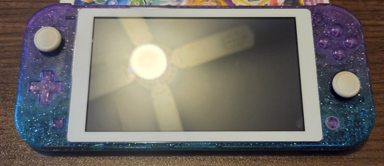 Transparent Purple Blue Clear – Custom Nintendo Switch Lite Game System 256gb SD
