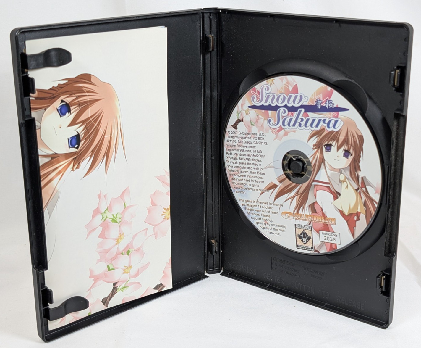 Snow Sakura PC Game Anime ADULT 18+ Visual Novel CD-ROM RARE