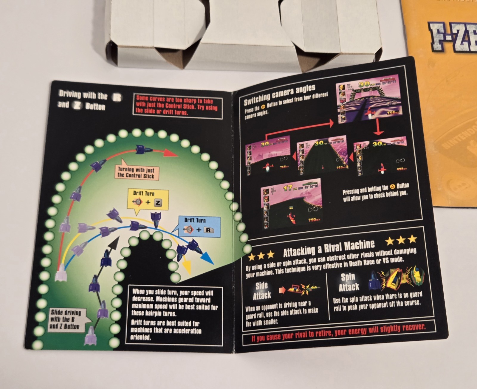 F-Zero X (Nintendo 64 | N64) Authentic Box, Manual, and Operation Card – NO GAME