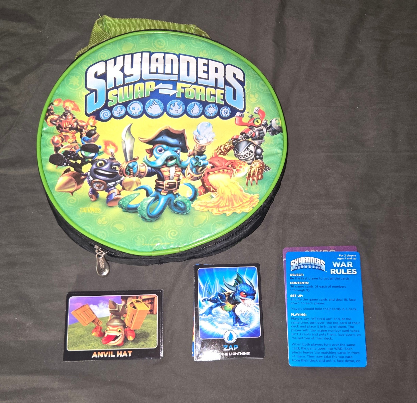 Skylanders Lot Spyro’s Adventure Giants Trading Card Topps War Swap Force Case