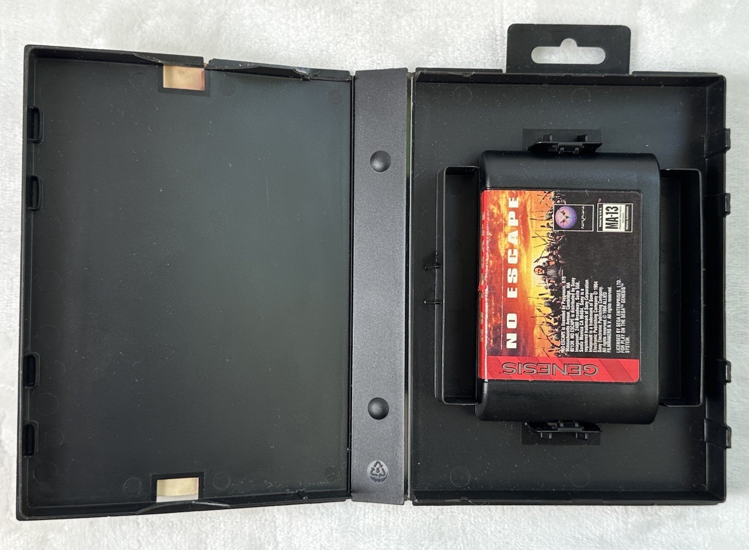 No Escape (Sega Genesis, 1994) No Manual Case Damage Psygnosis Movie Video Game