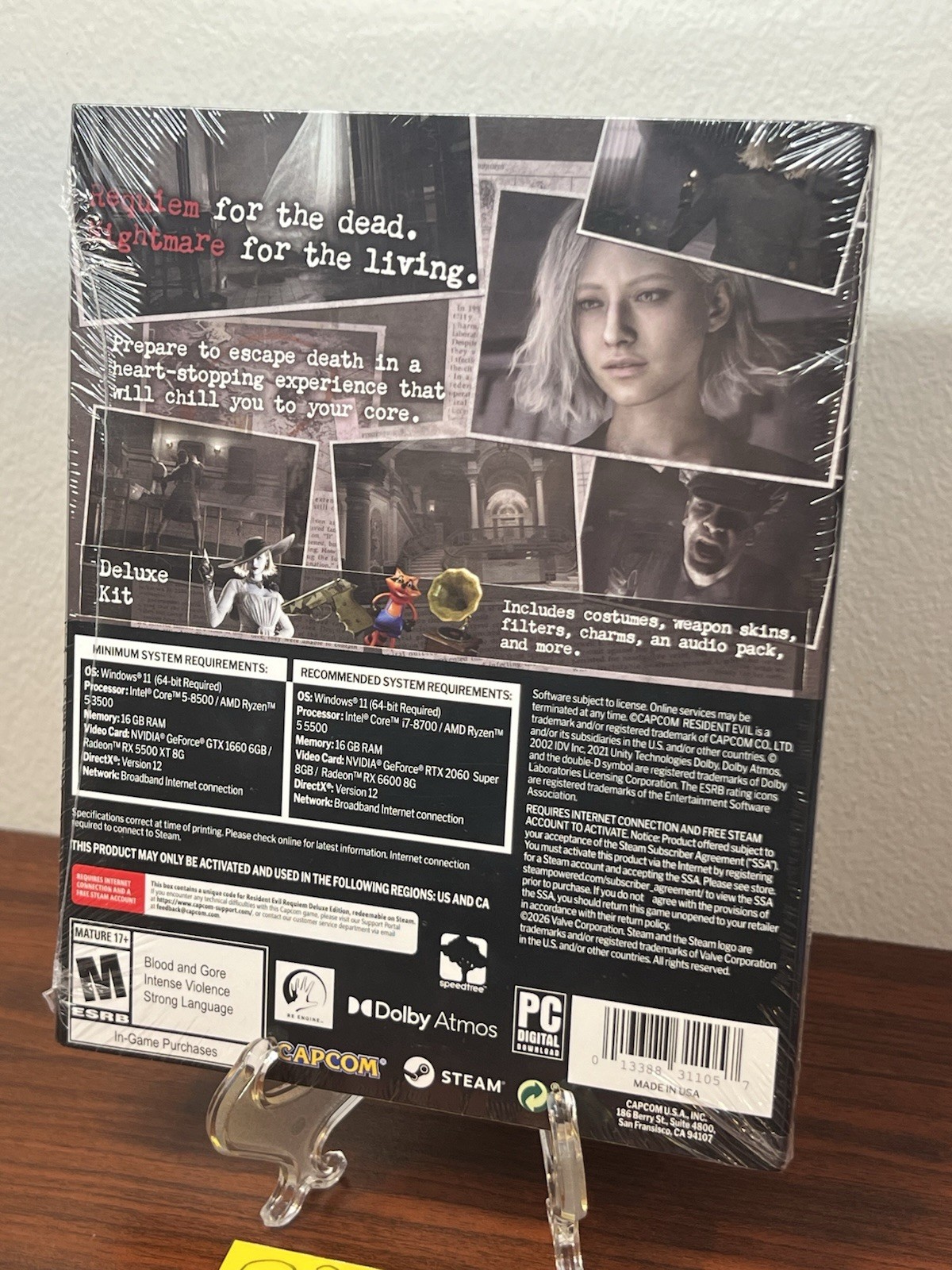 Resident Evil Requiem Deluxe Edition + Steelbook PC Steam Edition – Factory Dmg!