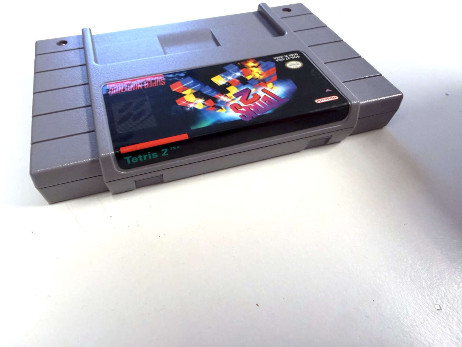 Tetris 2 (Super Nintendo SNES) Video Game Authentic & Tested