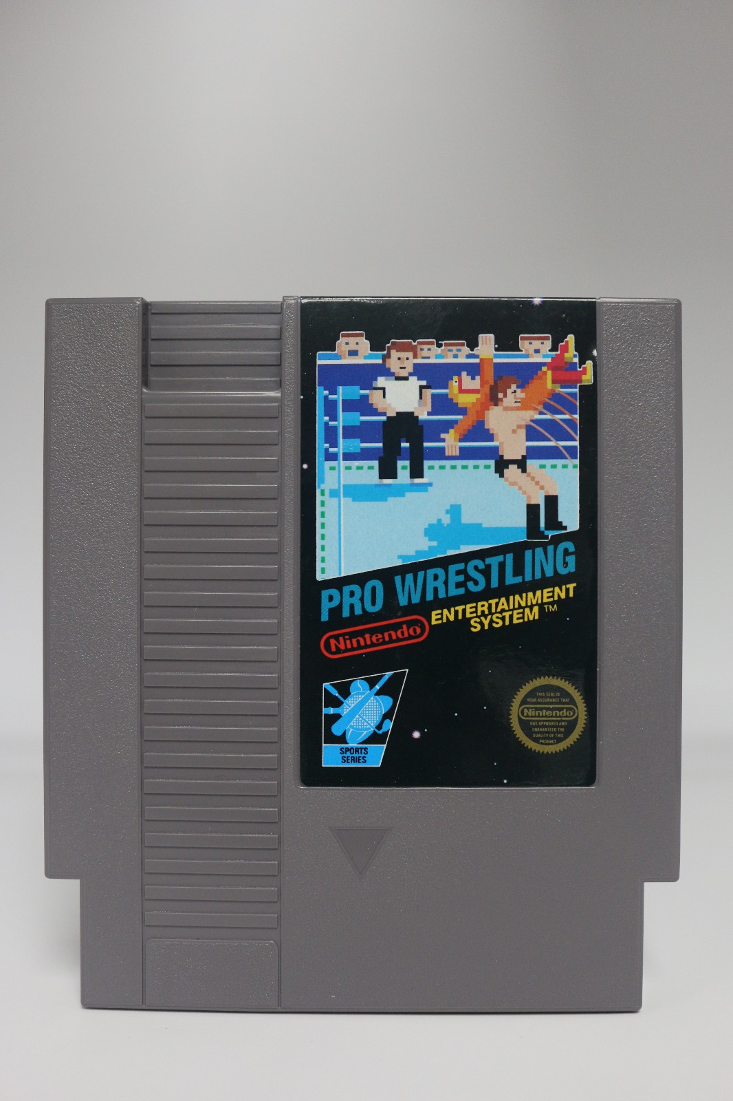 Nintendo Pro Wrestling NES 5 Screw CIB Complete Box Manual Sleeve Foam
