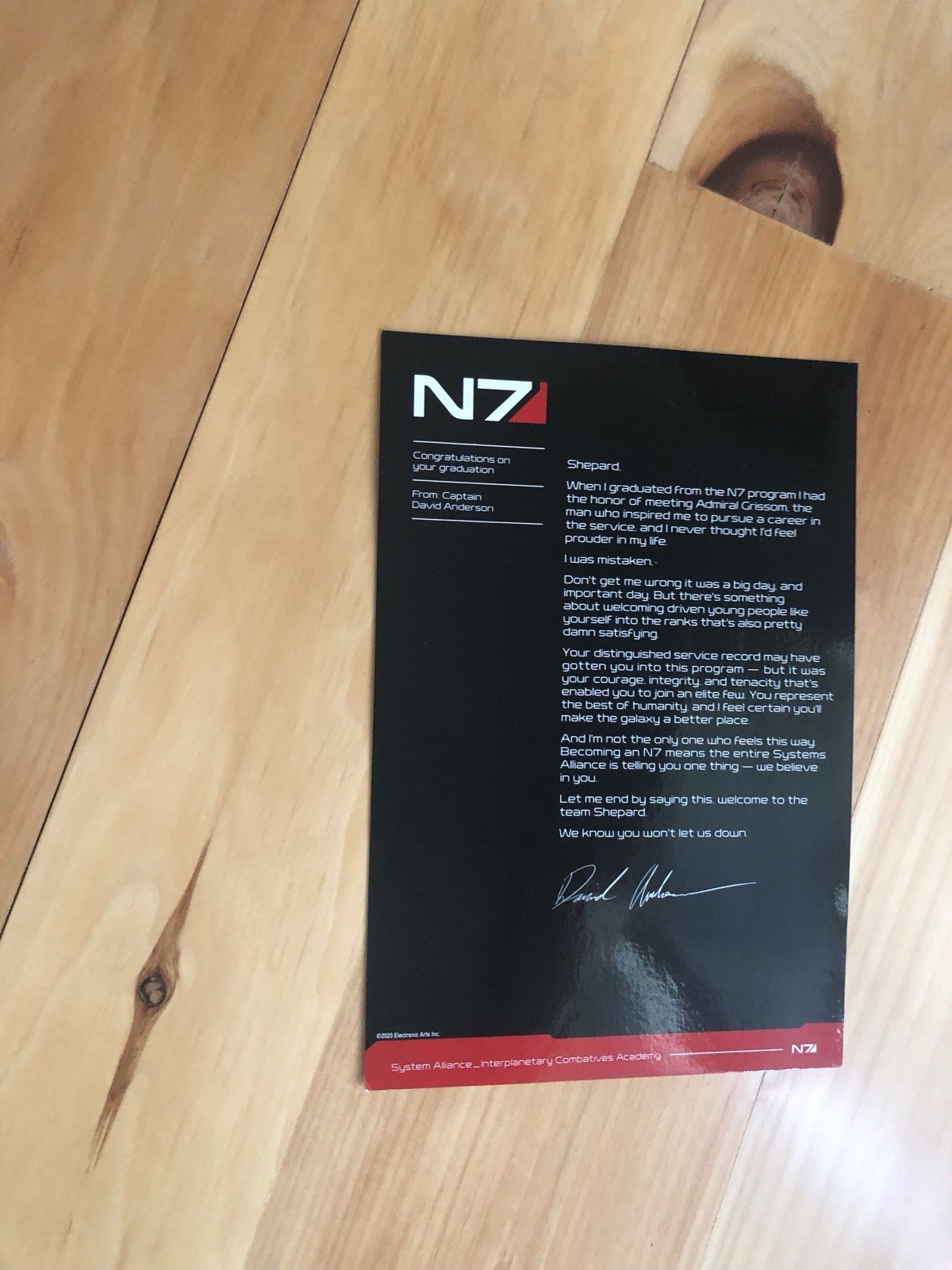 BioWare Mass Effect Legendary Cache N7 Wearable Replica Helmet, Limited Ed 2020
