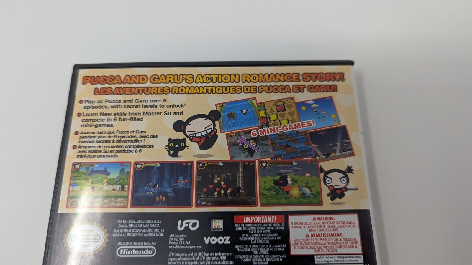 Pucca Power Up (DS) Case + Manual (No Game)