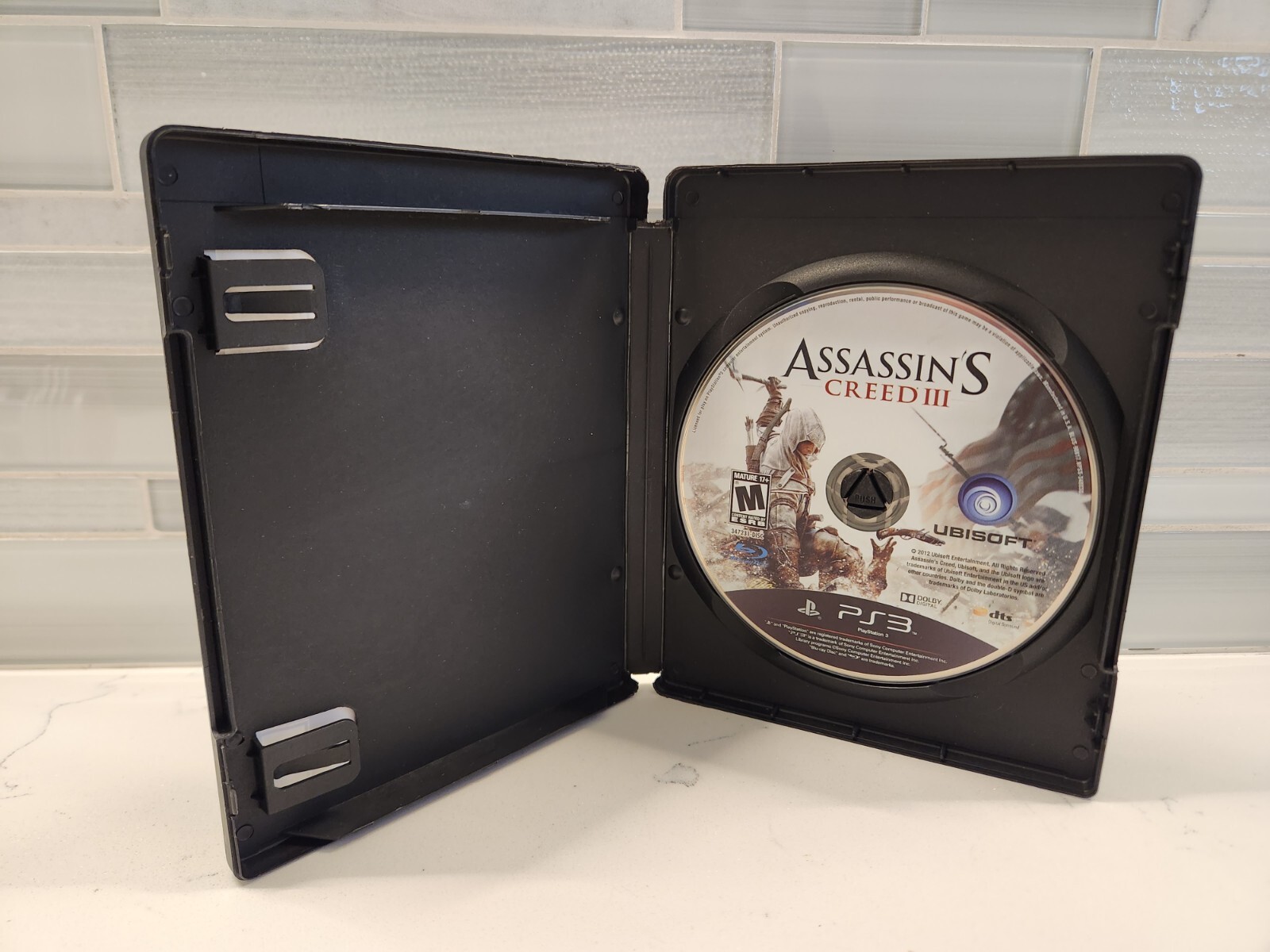Assassin’s Creed III 3 Video Game PS3 Sony PlayStation 3 DISC ONLY GameStop Case