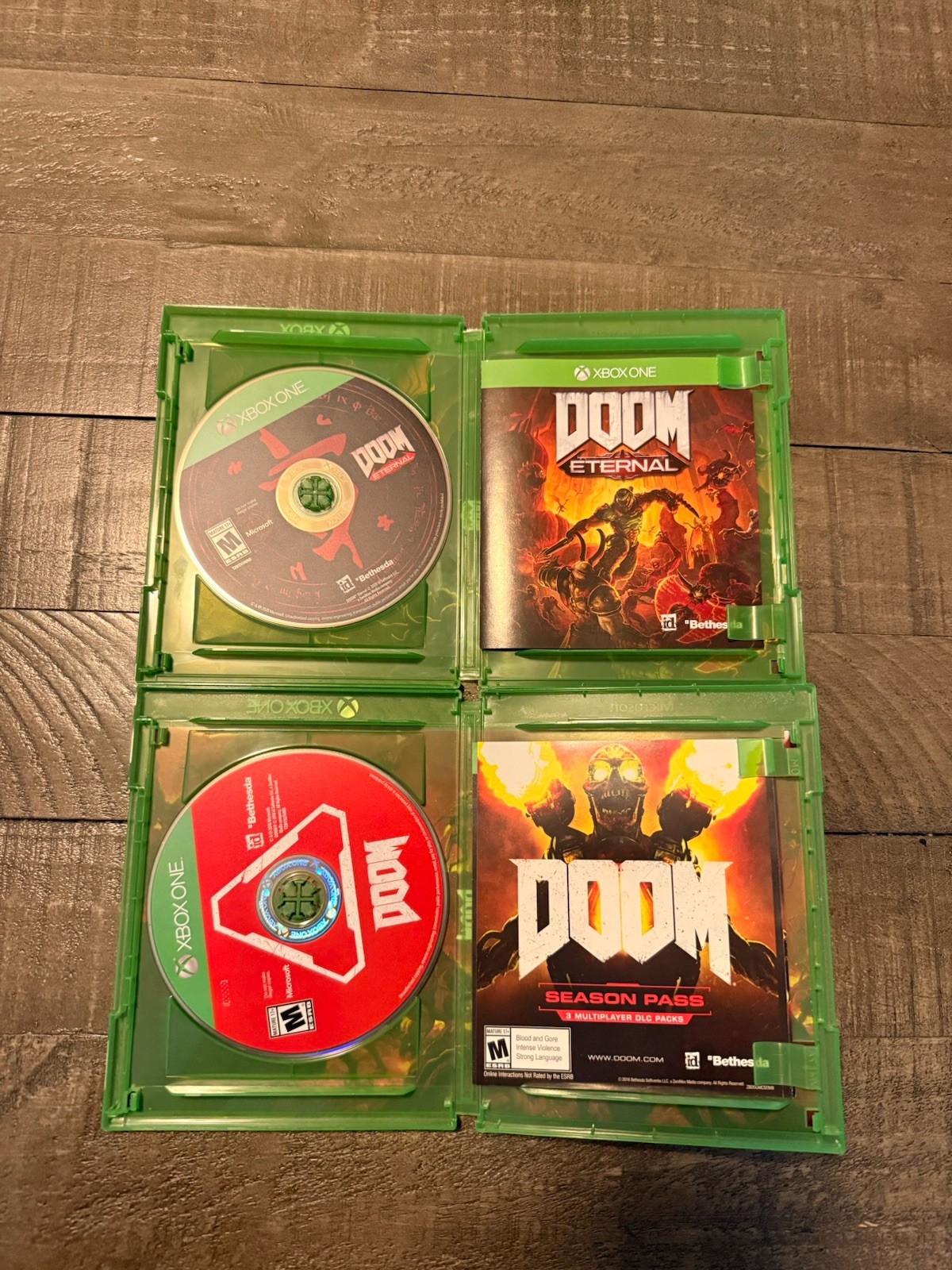 Bethesda DOOM Xbox One Games Lot 2: DOOM & DOOM Eternal