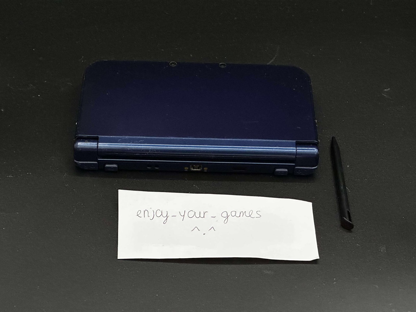 Nintendo New 3DS XL LL Blue | English | Charger | Stylus – SHIP IN 1-DAY
