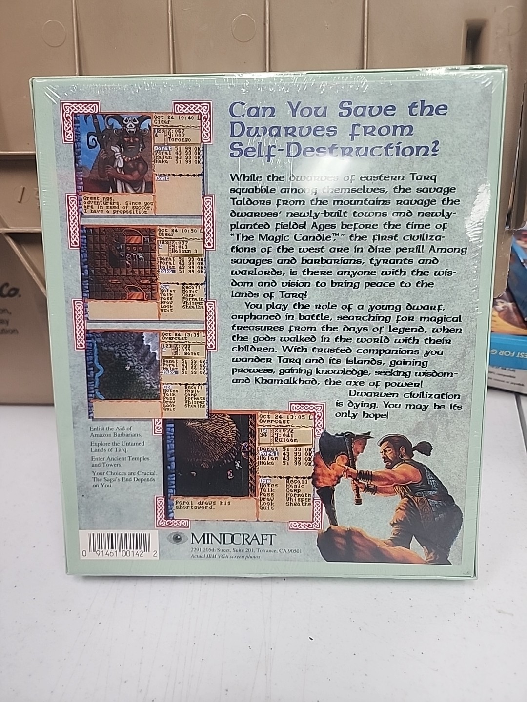 Bloodstone: An Epic Dwarven Tale, 1993, Big Box, New & Sealed. T-11