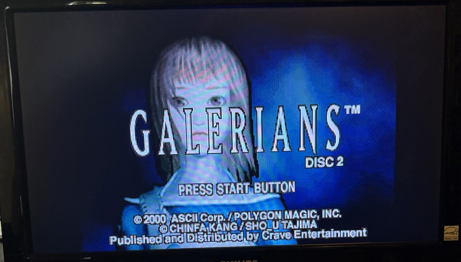 Galerians PS1 PlayStation 1 3-Disc Set Tested Working Blockbuster Ex-Rental