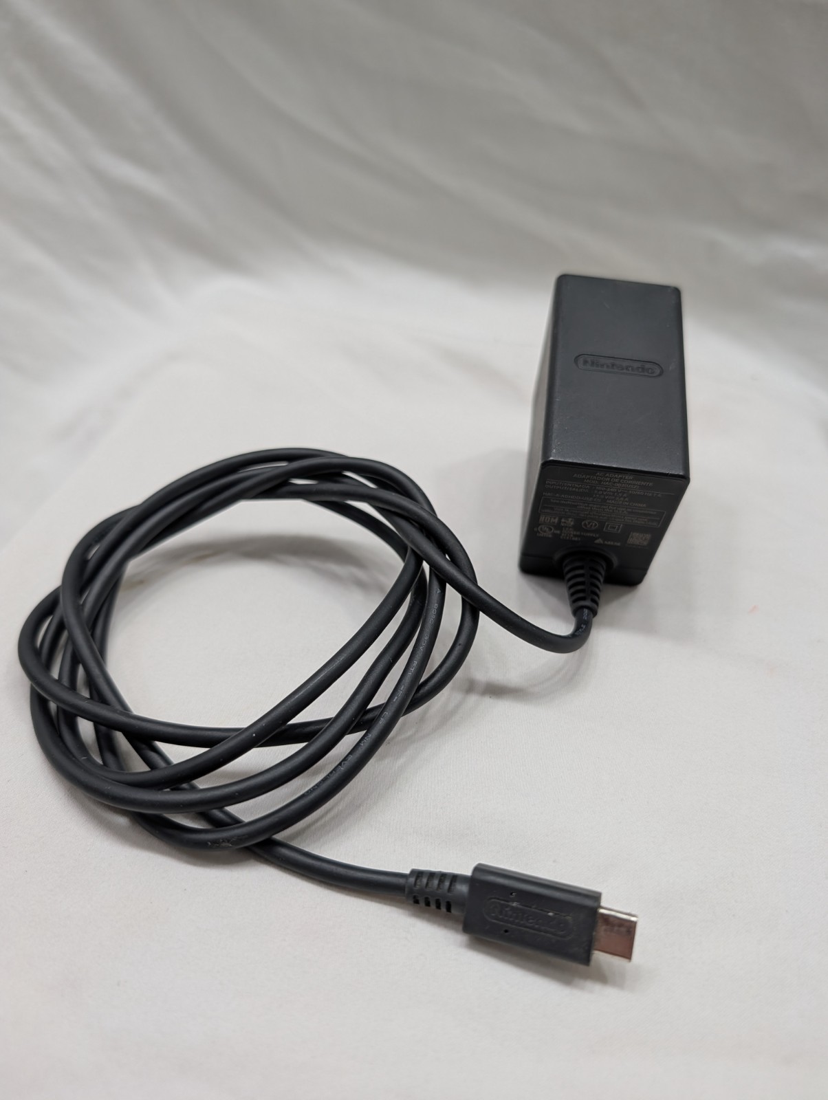 Used Original Nintendo Switch Charging AC Adapters Power HAC-002(USZ) 5V 15V 2.6