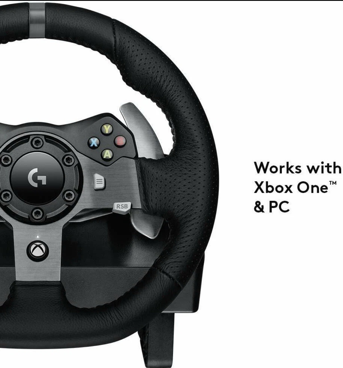 Logitech G29 Driving Force Racing Wheel Black Xbox &PC
