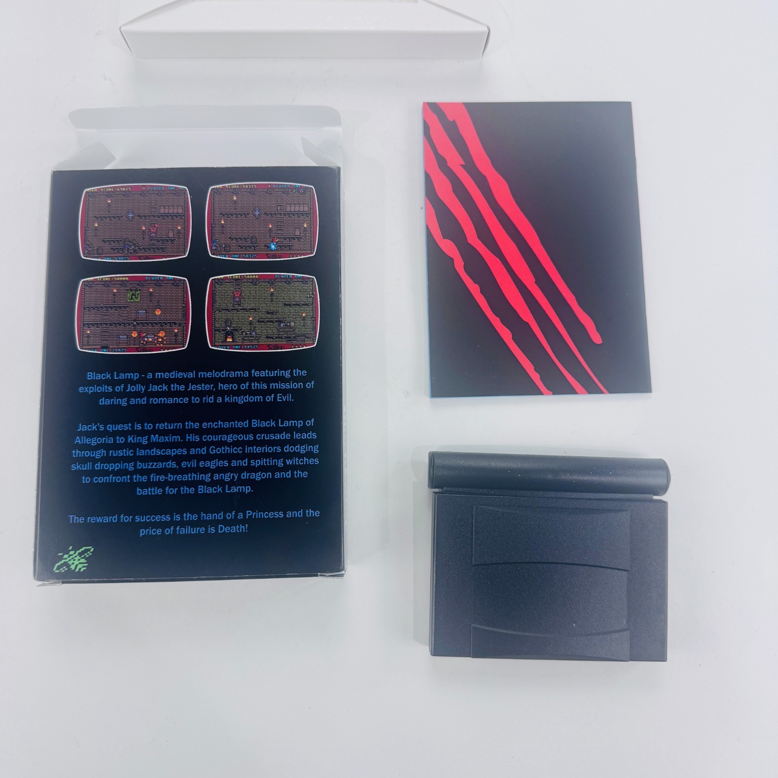 Black Lamp – Atari Jaguar, 1988 Homebrew RARE Game CIB Complete SHARP FREE SHIP!