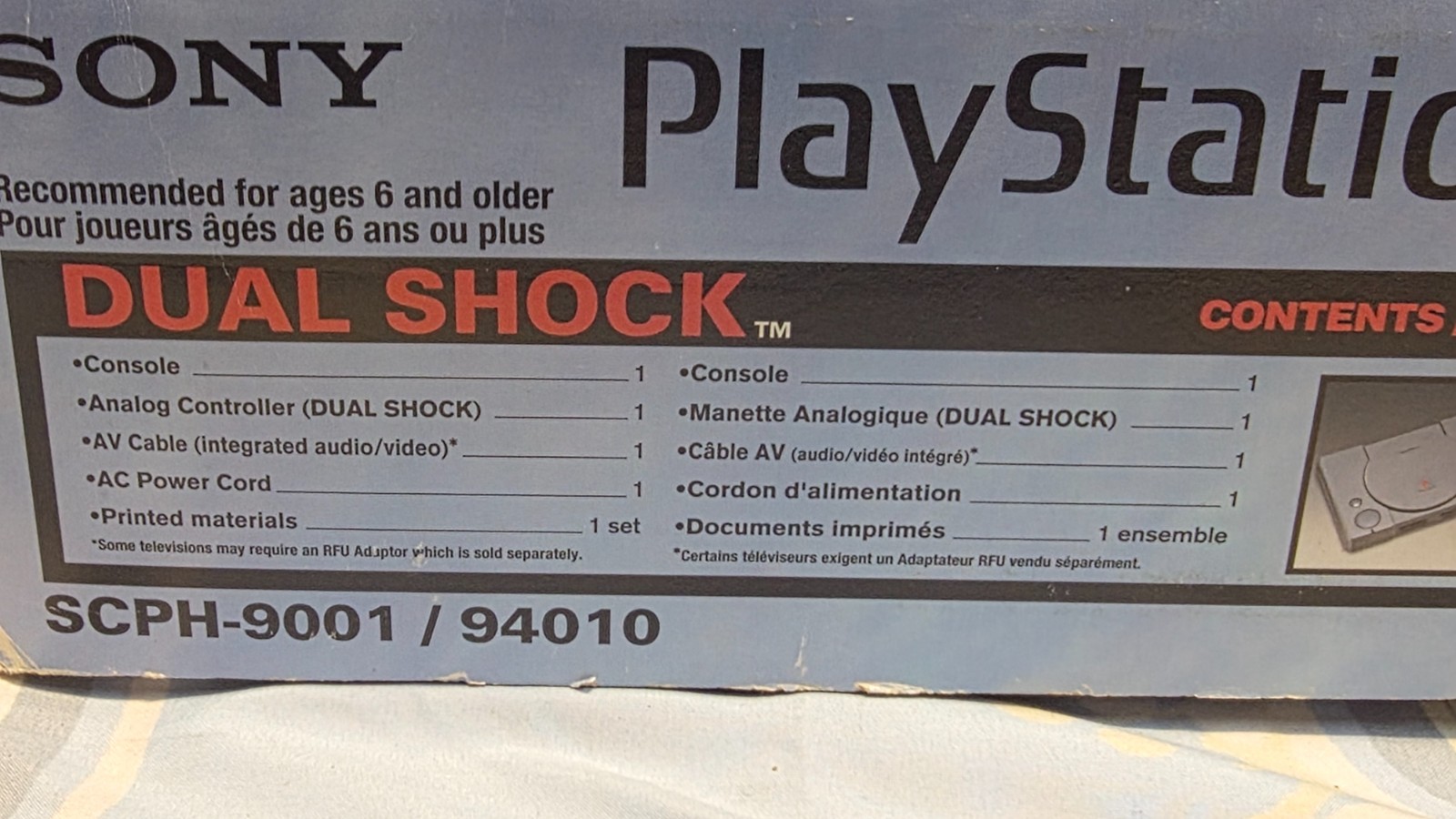 Sony PlayStation PS1 SCPH-9001 Complete Dual Shock Vintage Feb 2000 Y2K Console