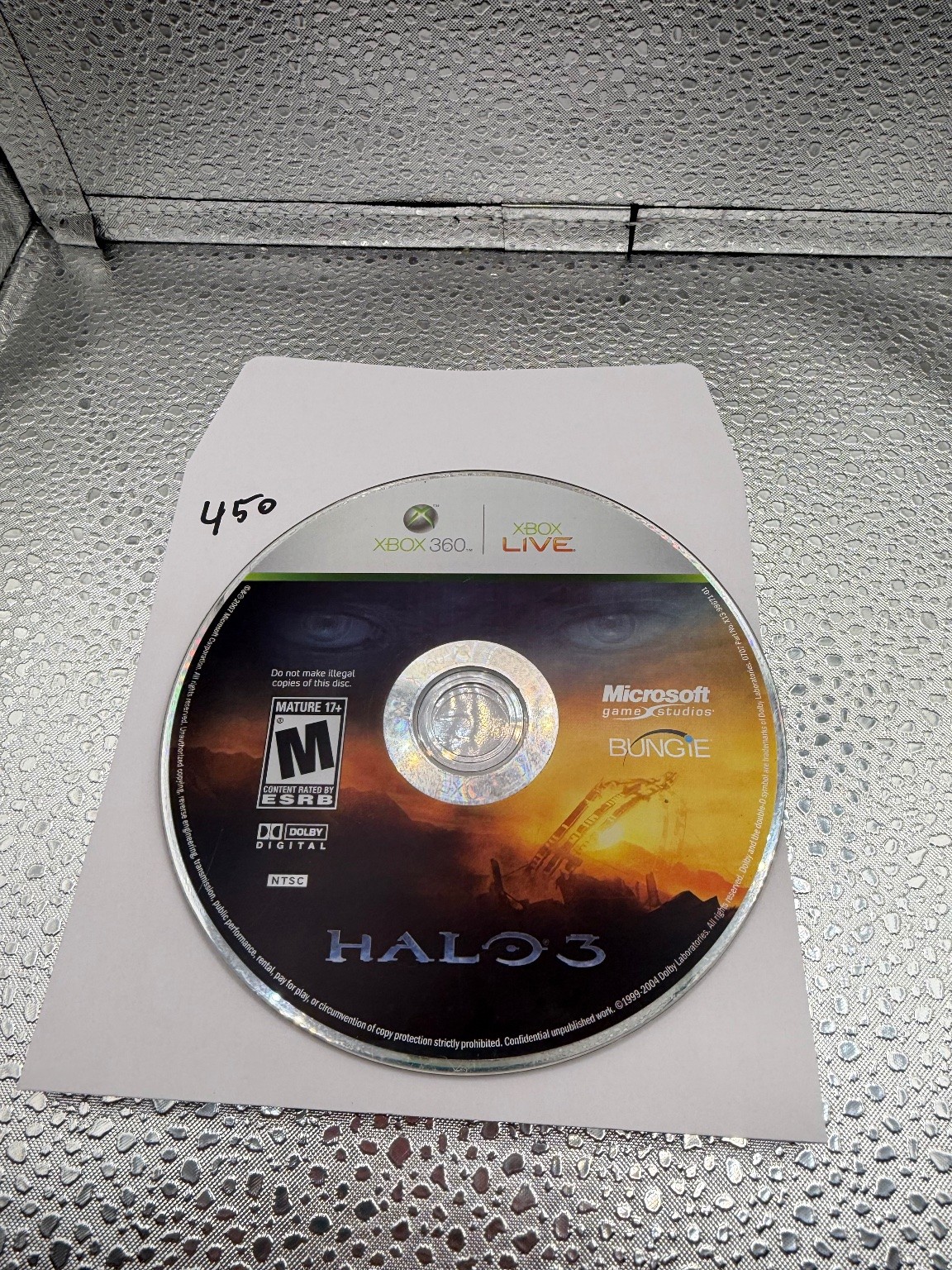 Halo 3 Xbox 360 Video Game FPS Shooter Multiplayer Xbox Live