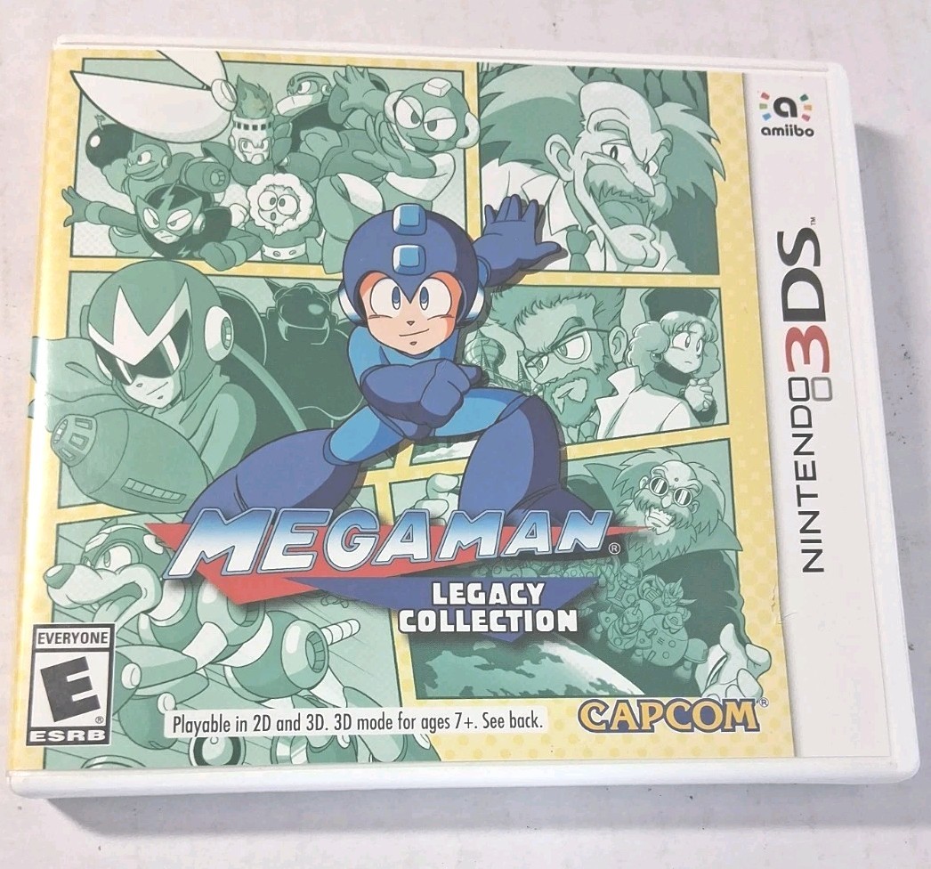 Mega Man Legacy Collection (Nintendo 3DS, 2016) Free Shipping!