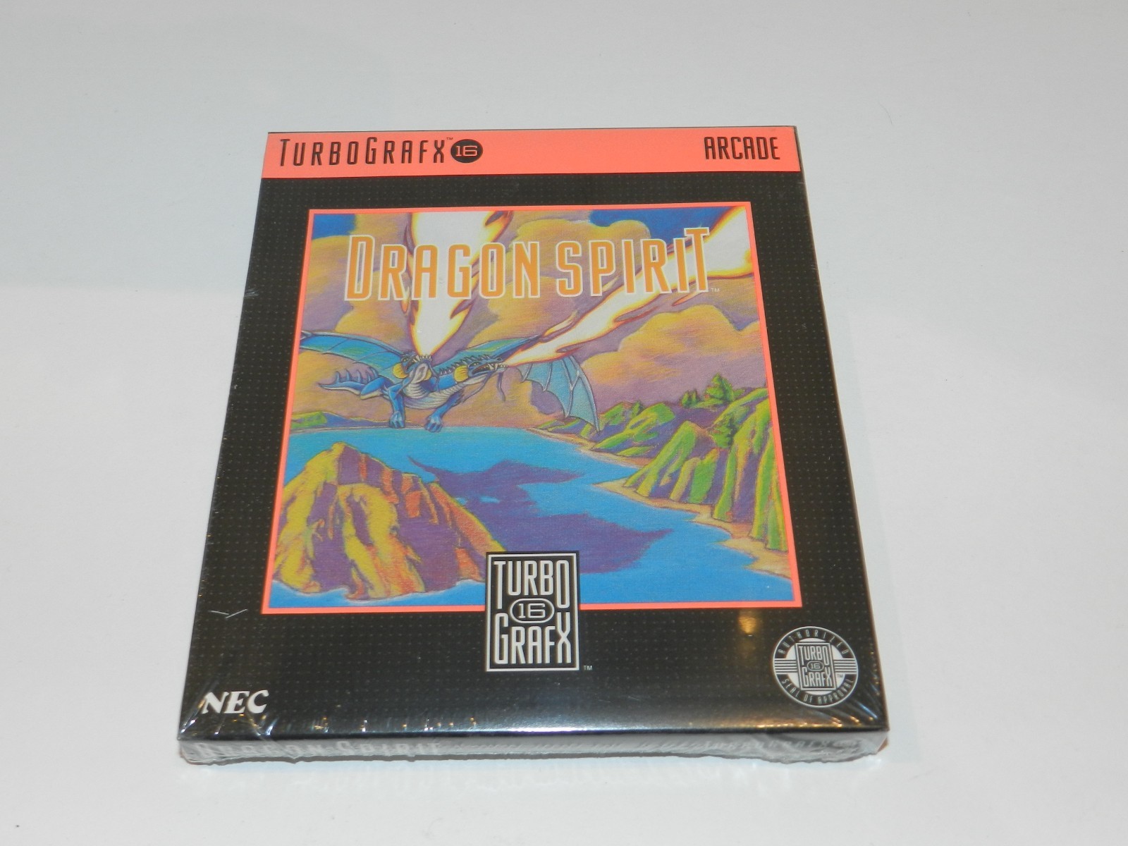 Dragon Spirit Turbografx 16 TG16 NEC Brand New Factory Sealed TURBO GRAFX USA