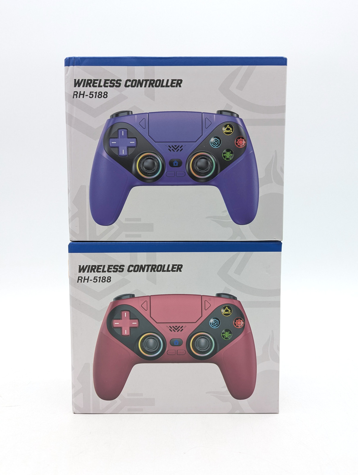 Assorted Wireless PlayStation Video Game Controllers & Charging Station Lot of 9