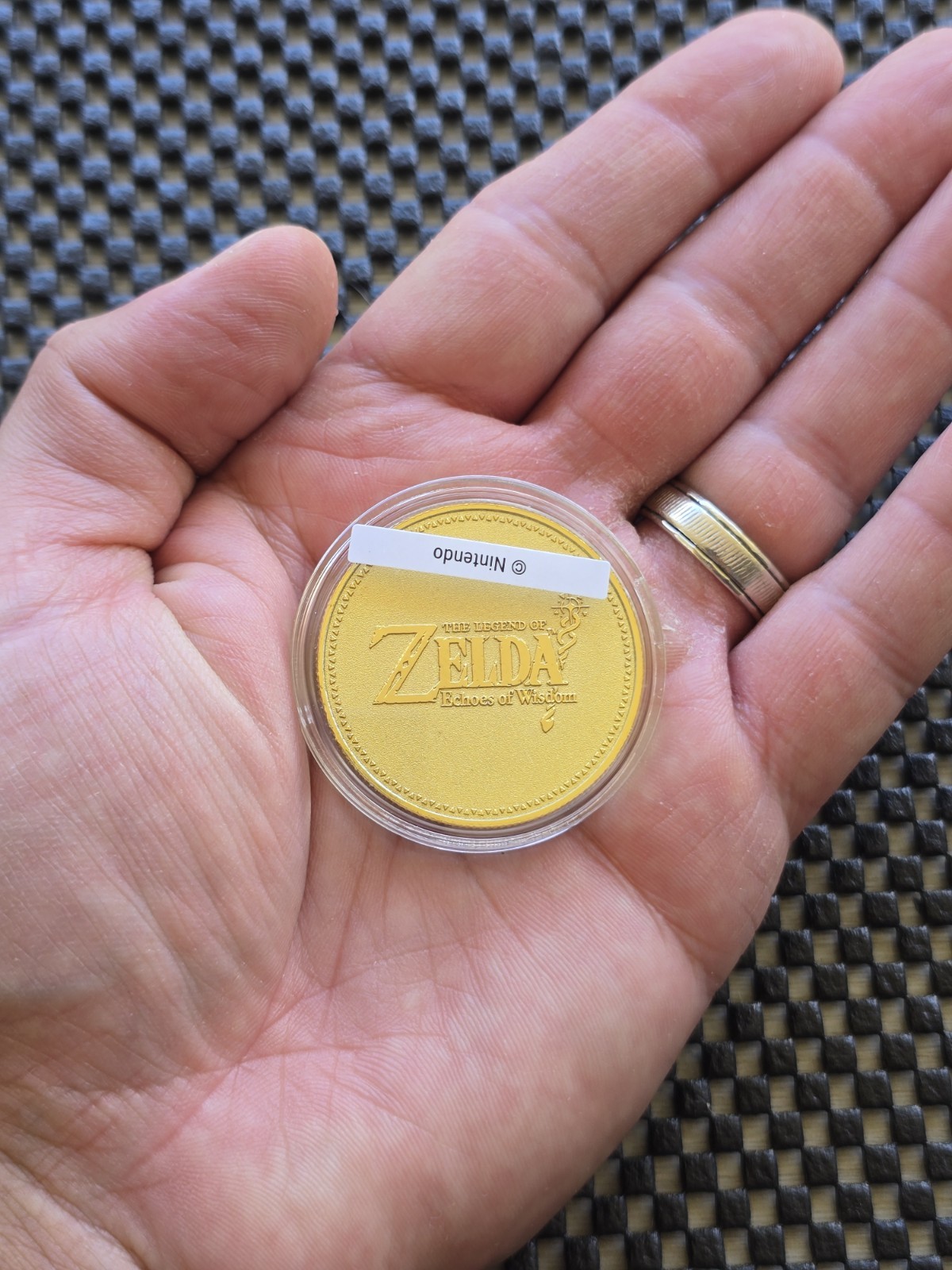 Legend of Zelda Echoes of Wisdom Preorder Bonus Coin Medal Rare Promo SWITCH NES