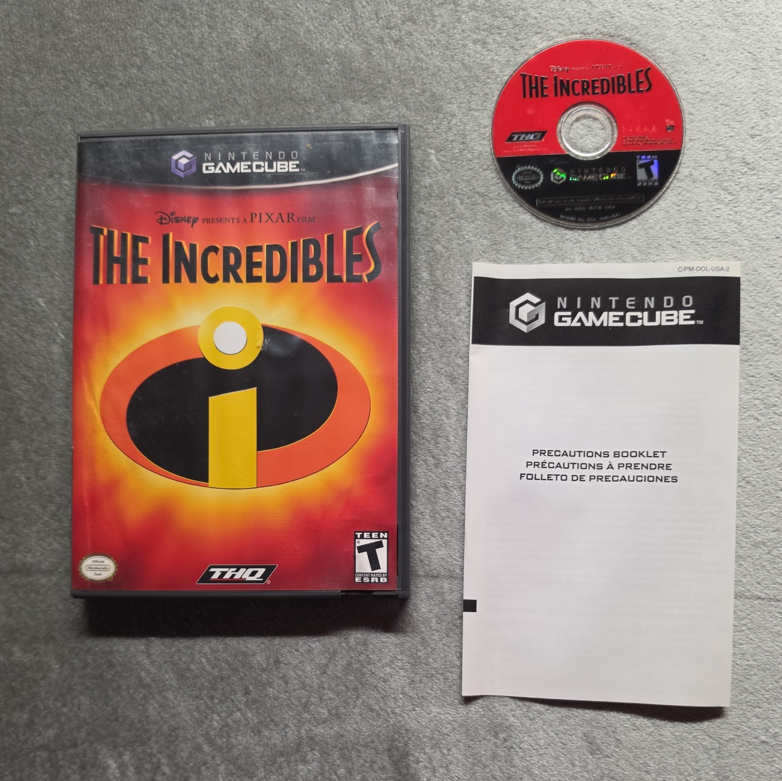 The Incredibles – Nintendo GameCube, Tested and Working