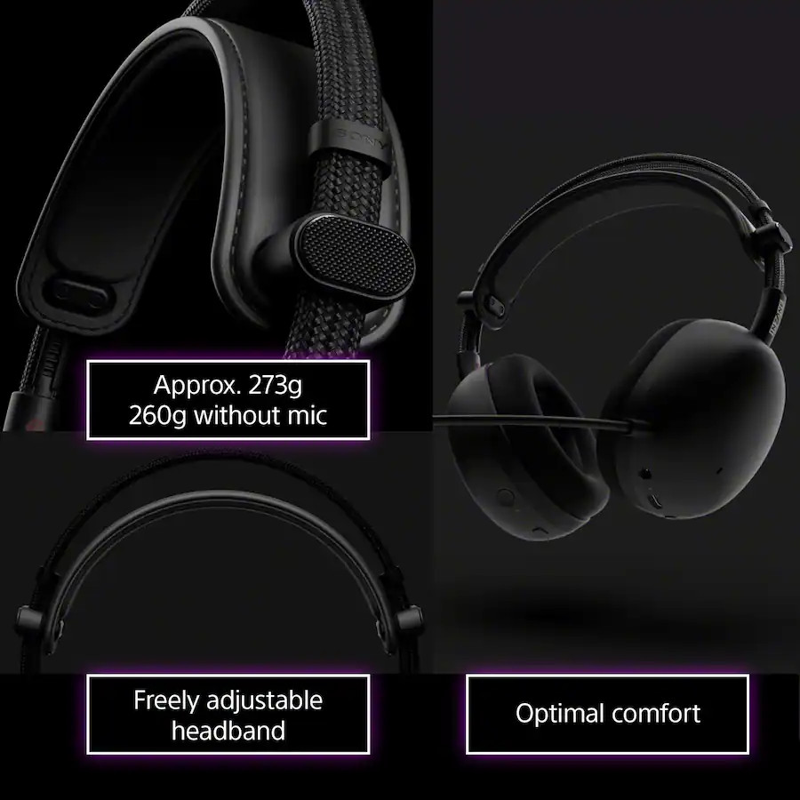 Sony INZONE H9 II Wireless Noise Canceling Gaming Headset for PC PS5 Switch Whit