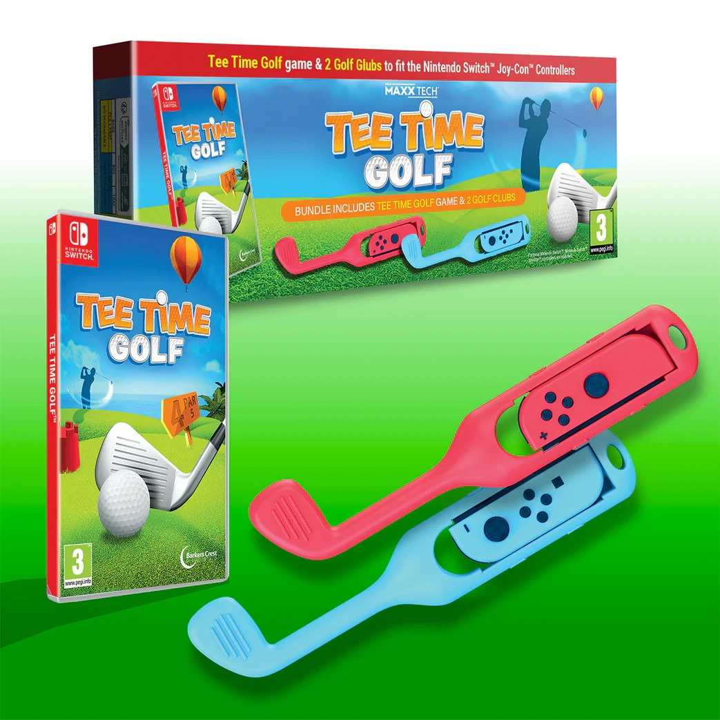 Maxx Tech Tee Time Golf Bundle Eu Import – Brand New – Nintendo Switch
