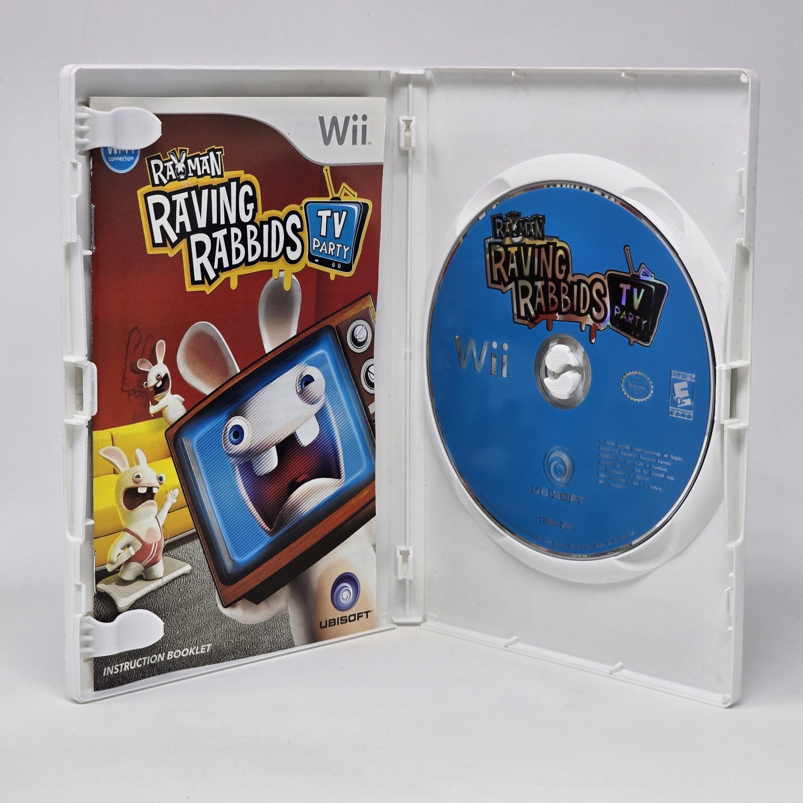Rayman Raving Rabbids: TV Party (Nintendo Wii) CIB COMPLETE & TESTED