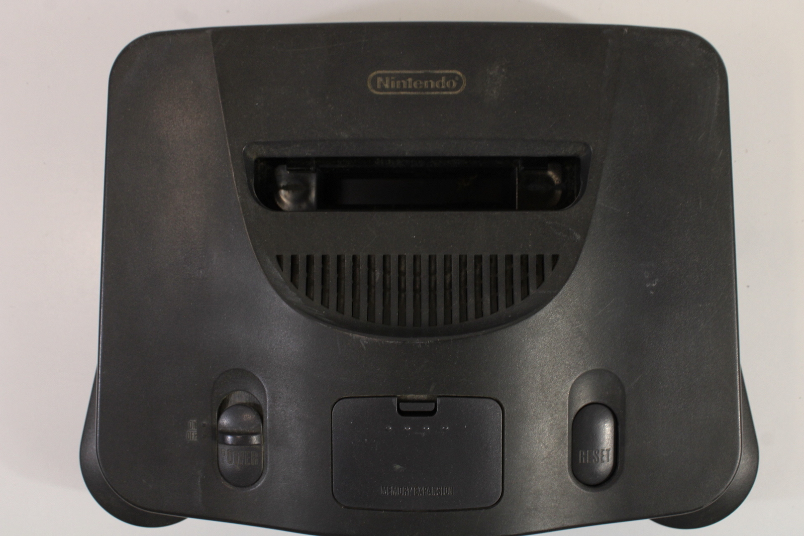 Nintendo 64 N64 Black Charcoal Gray Console Used OEM Replacement Shell Japan #14