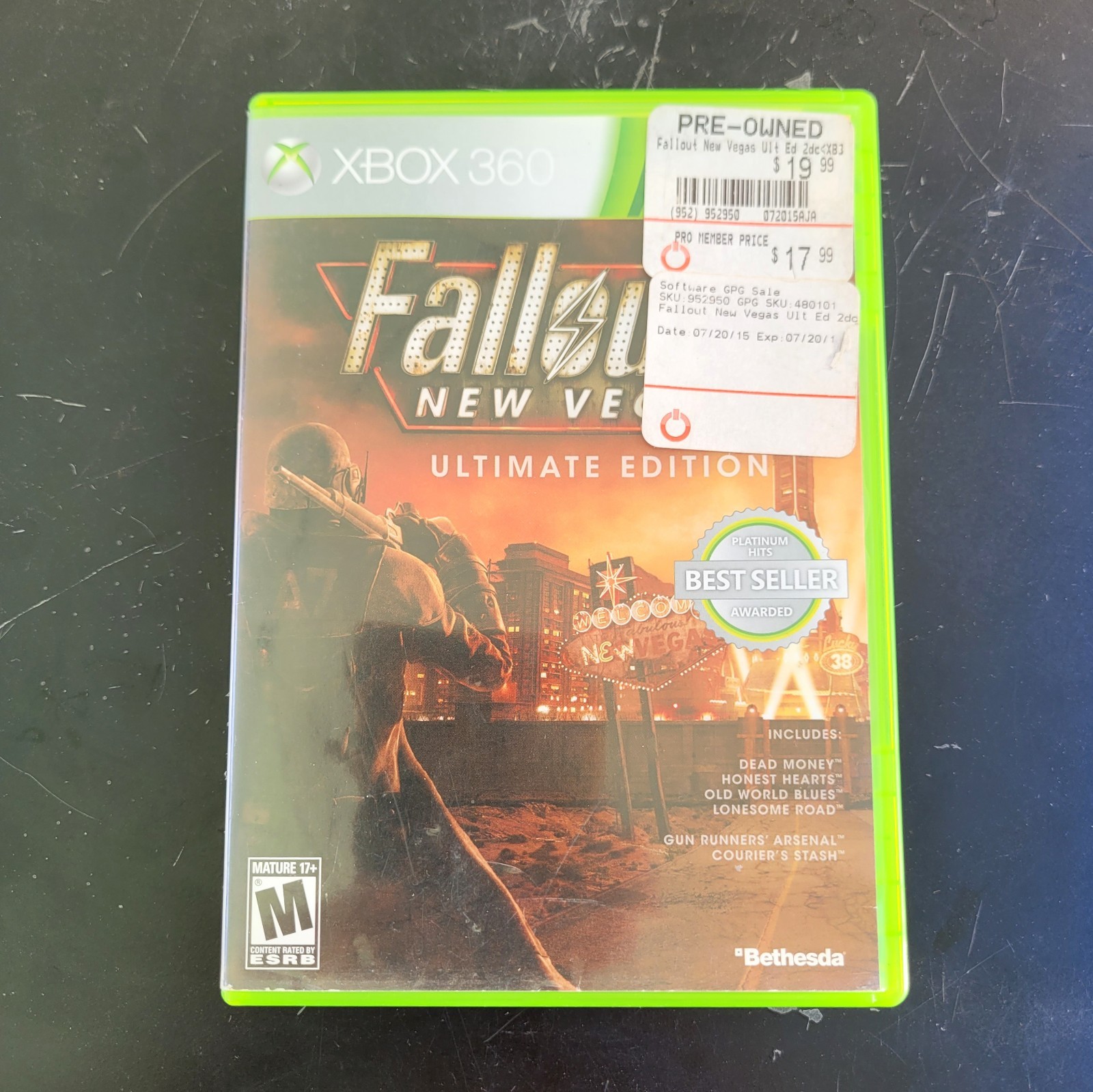 Fallout: New Vegas-Ultimate Edition – Platinum Hits Xbox 360 CIB Tested working