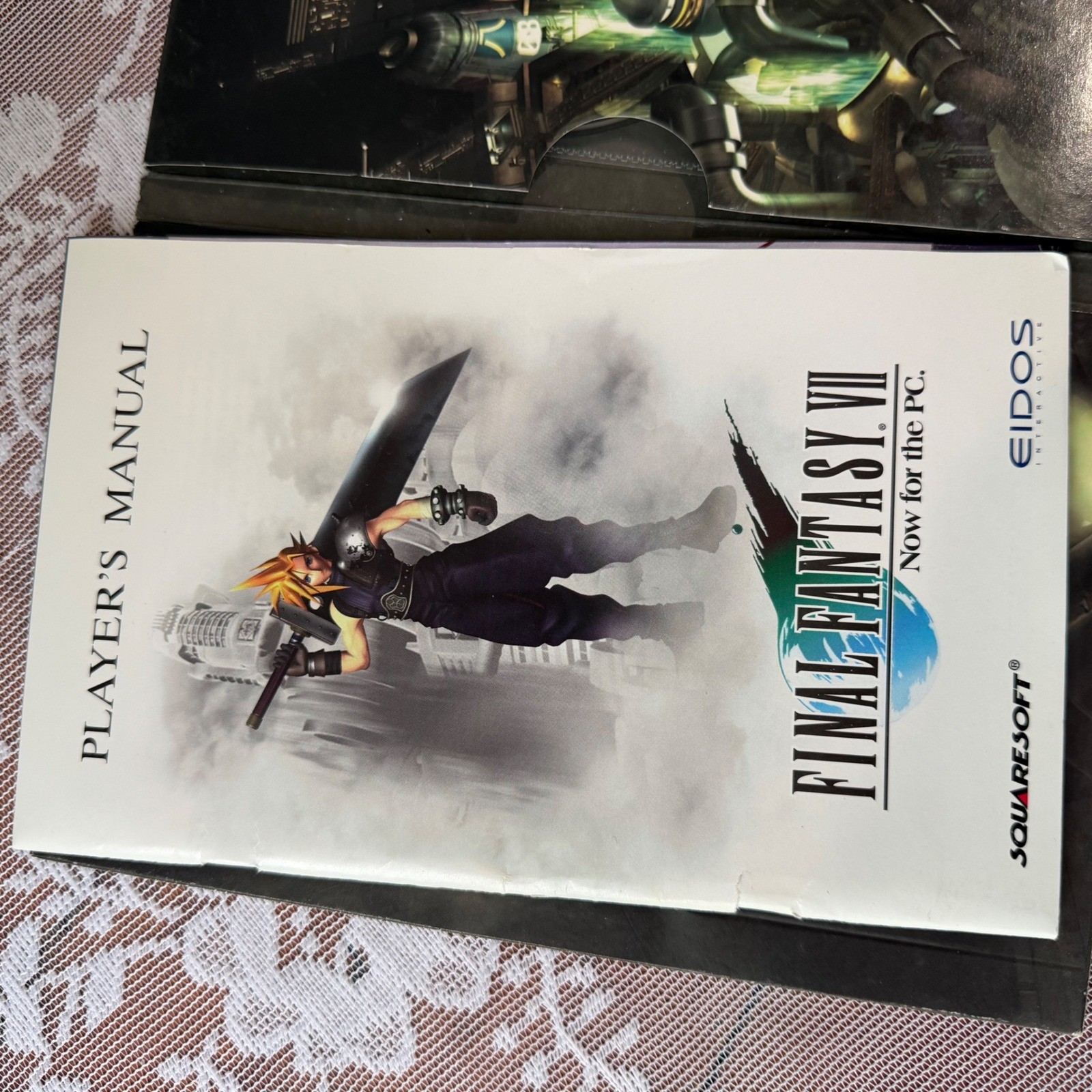 UNTESTED Eidos Final Fantasy VII PC Game Big Box 1998 3-Disc Set Manual Complete