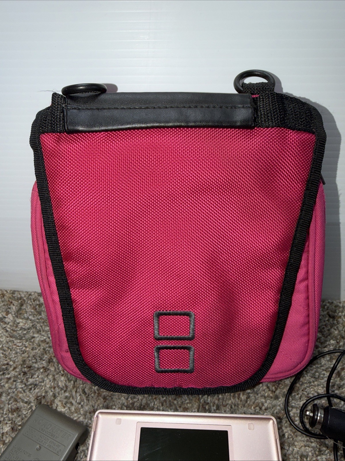 Nintendo DS Lite Console USG-001 with charger Case – Pink With 9 Games