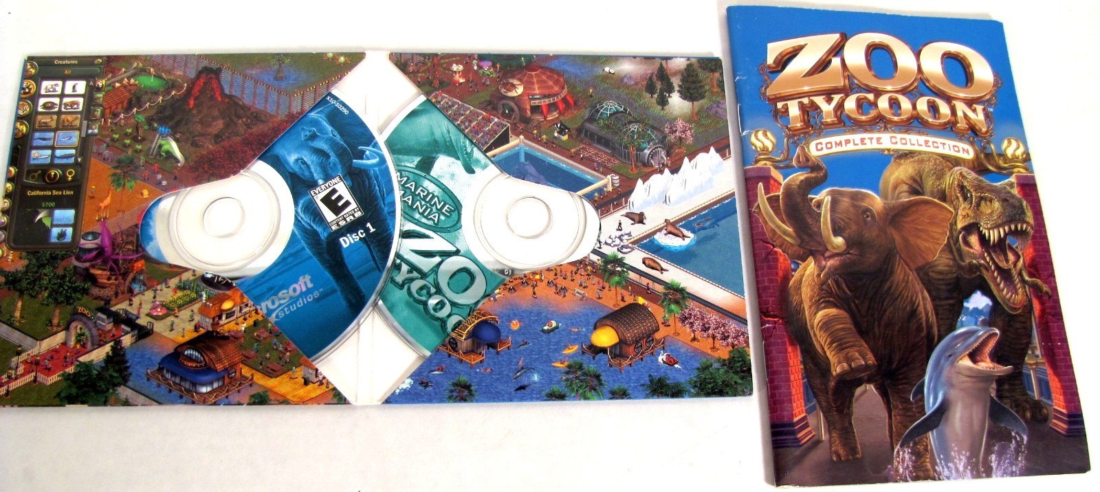 Zoo Tycoon: Complete Collection (PC, 2003) Rare HTF with Instruction Booklet