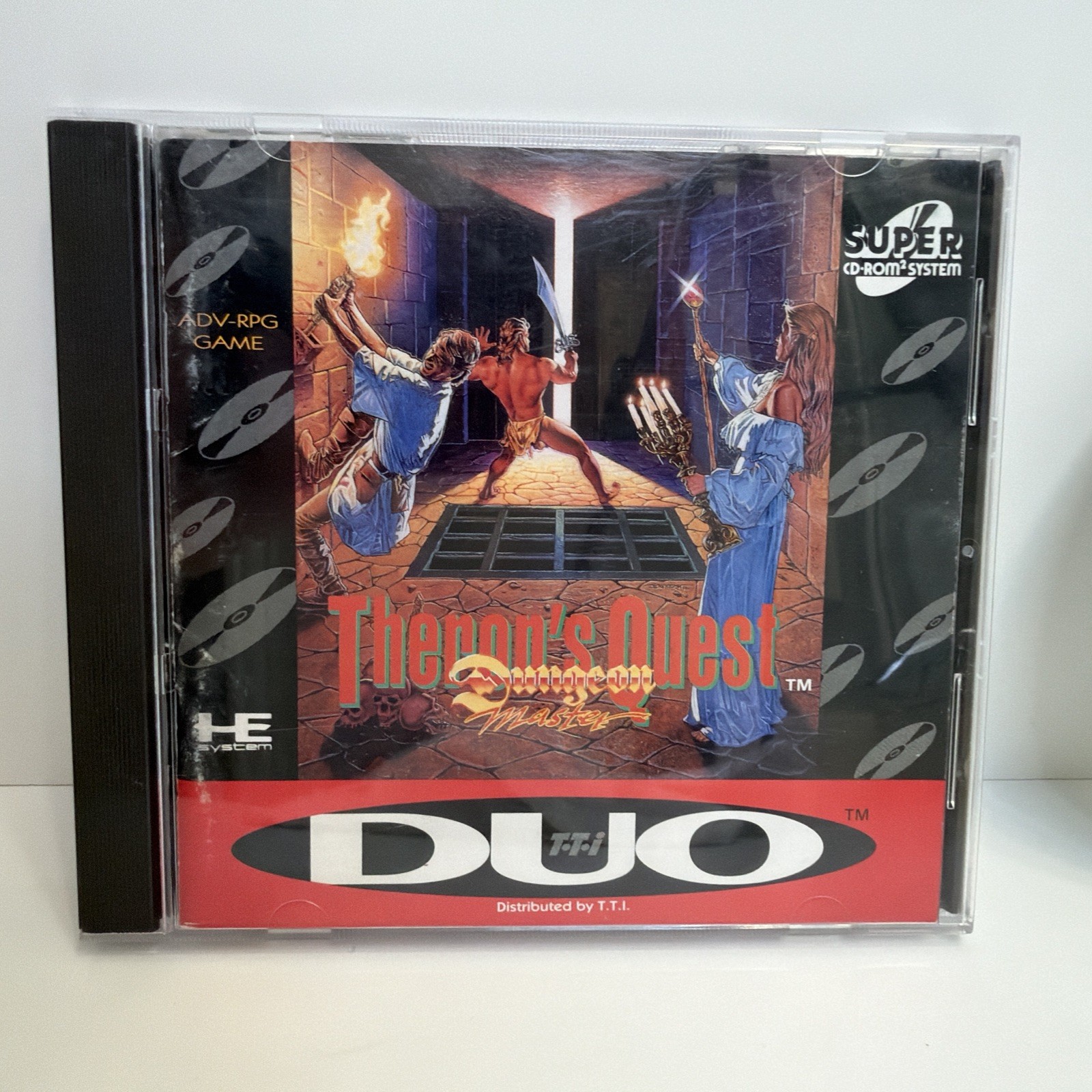Dungeon Master: Theron’s Quest TurboGrafx Super CD Turbo Duo Tested Complete CIB
