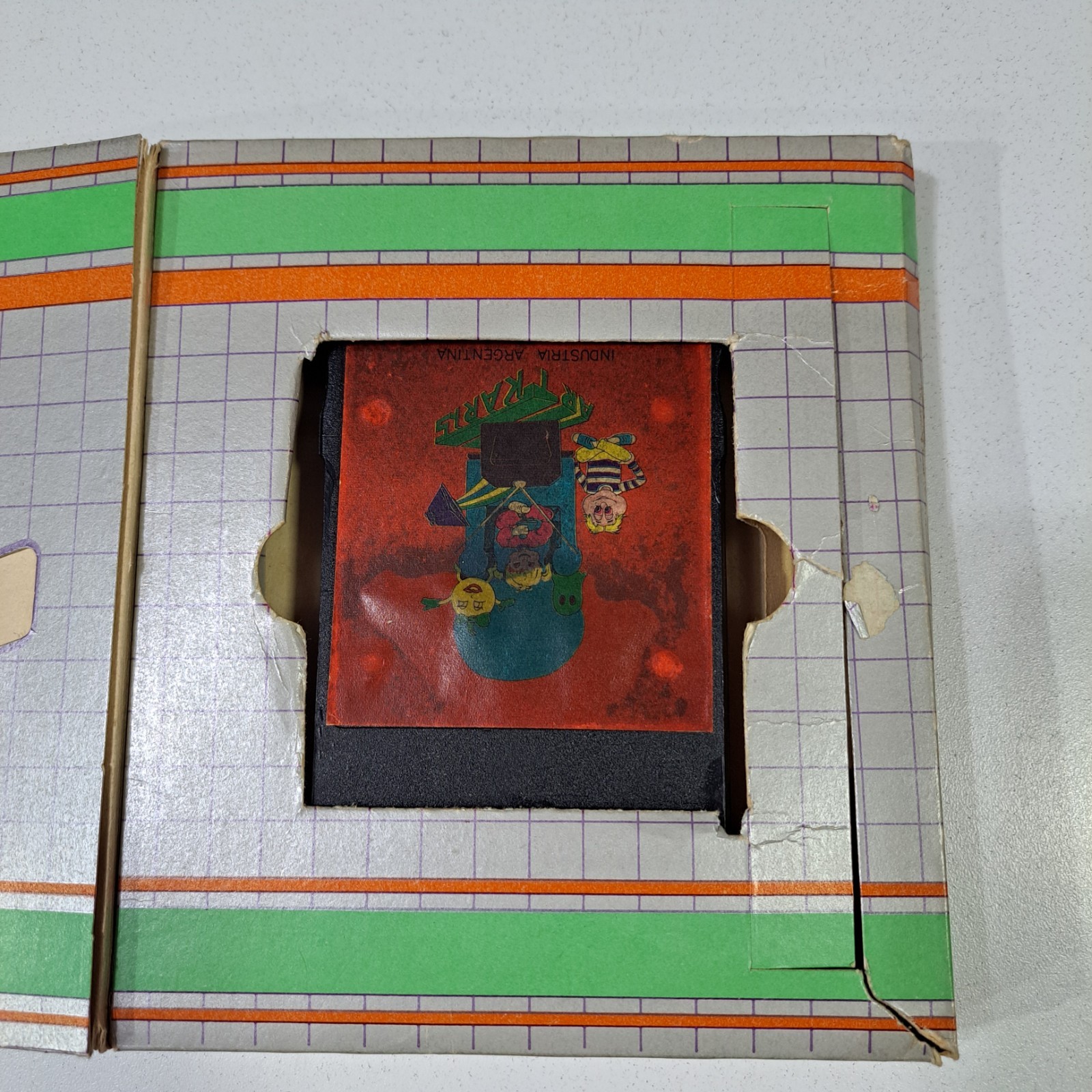 Vintage Atari Coleco River Raid Artkari Argentina Box
