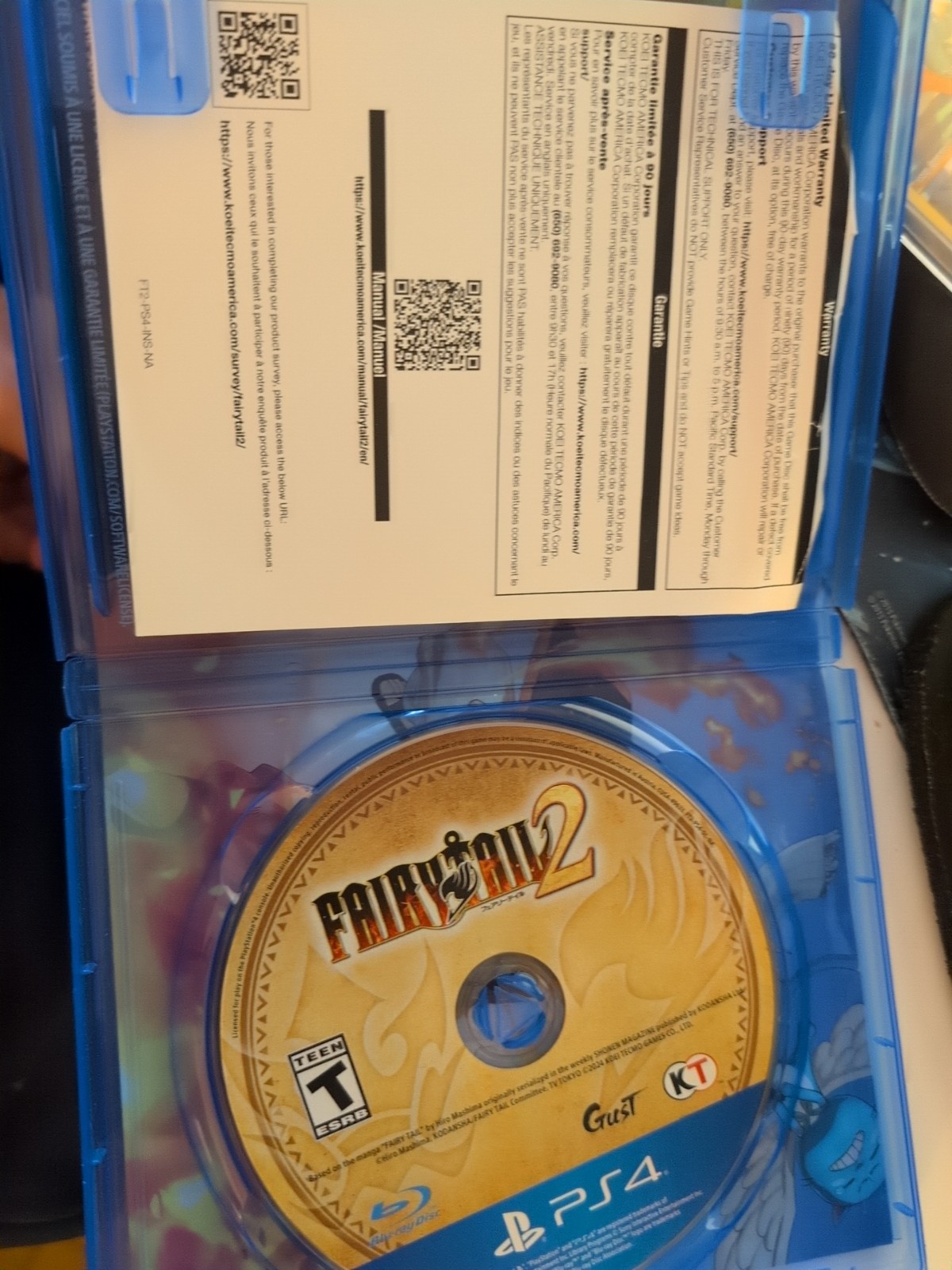 PS4 Fairy Tail 2 CIB Playstation with PS5 Upgrade available