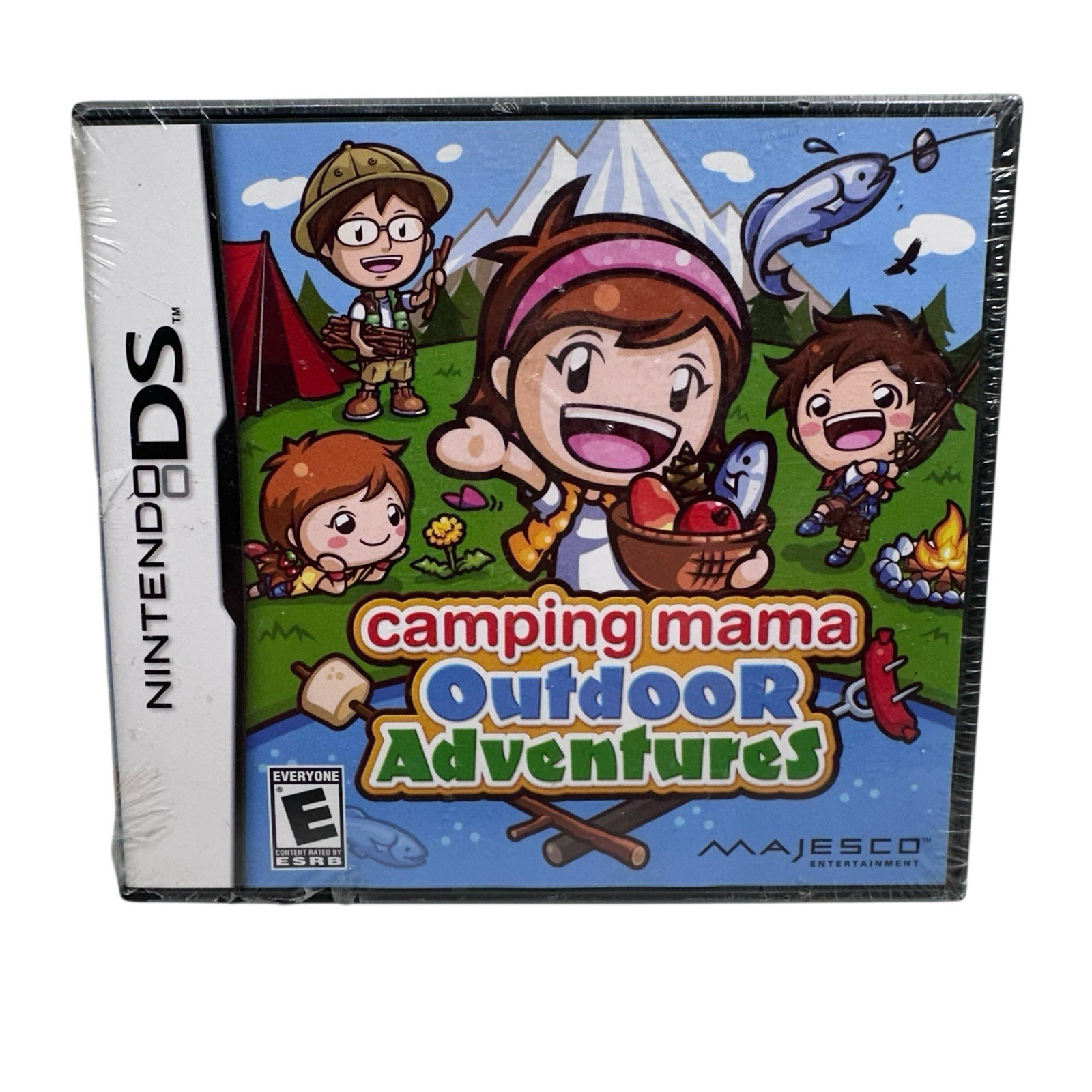 Camping Mama Outdoor Adventures Nintendo DS New Sealed Some Rips On The Plastic