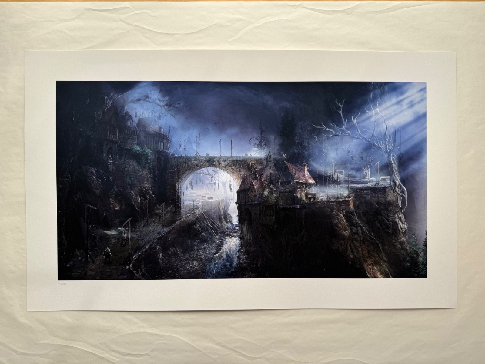 Village of the Albinaurics | Elden Ring Cook and Becker Giclee Art Print 1/200