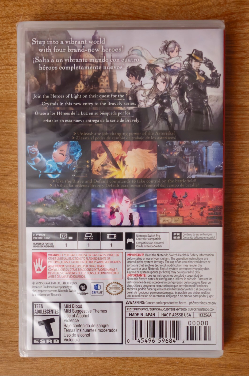 Bravely Default II Nintendo Switch NEW Square Enix Role Playing RPG