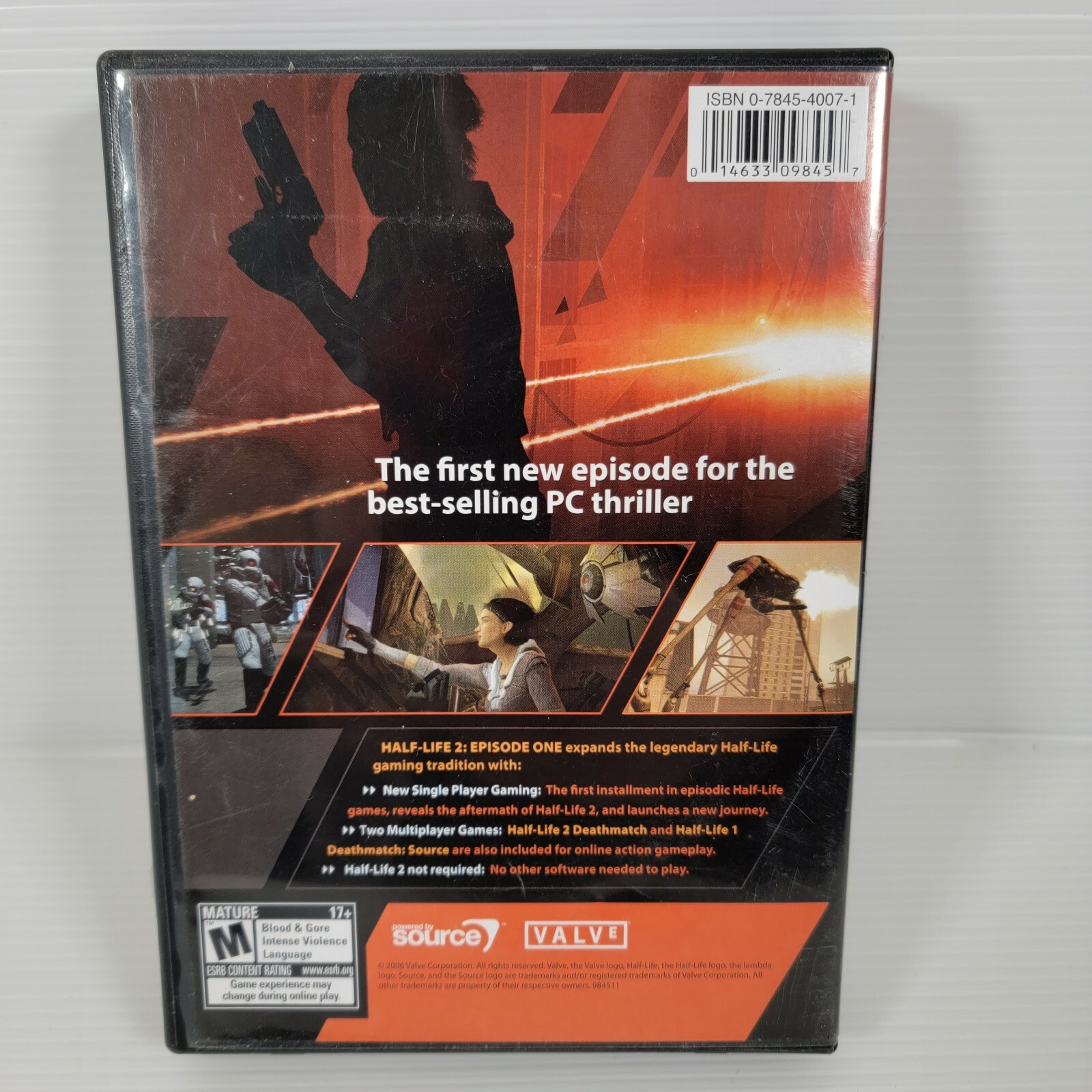 Half Life 2 Episode One PC DVD Game Complete With Key