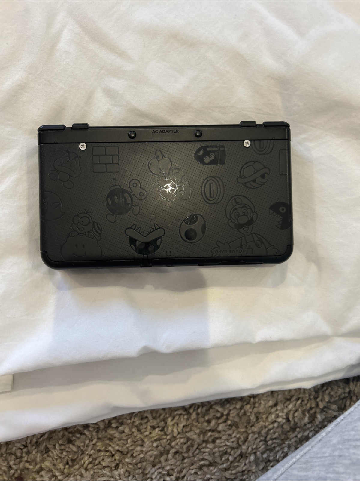 New Nintendo 3DS Mario Edition Bundle Pokemon X Mario Kart 7 OEM Charger Case