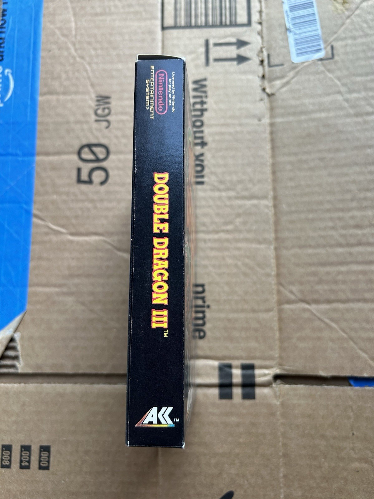 NES Prototype Box Double Dragon 3 Retail Mock Up Trade Show CES Display