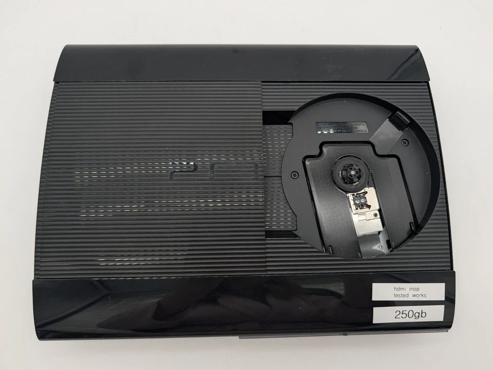 Sony PlayStation 3 PS3 Super Slim CECH-4001B Console Bundle HDMI Inop – AV ONLY!