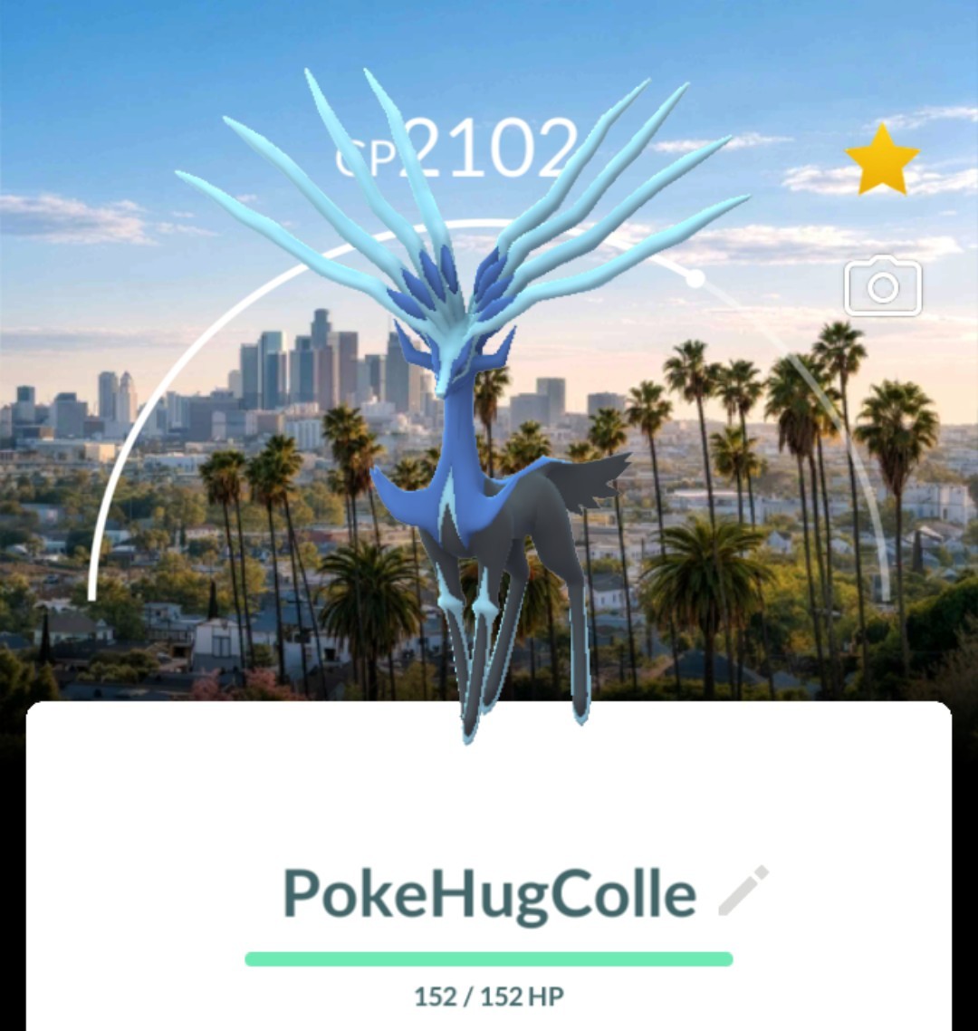 ✨Xerneas Los Angeles Background From Go Tour – Pokemon Go