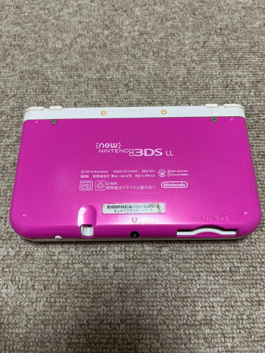 New Nintendo 3DS XL LL White x pink Console region Japanese B63