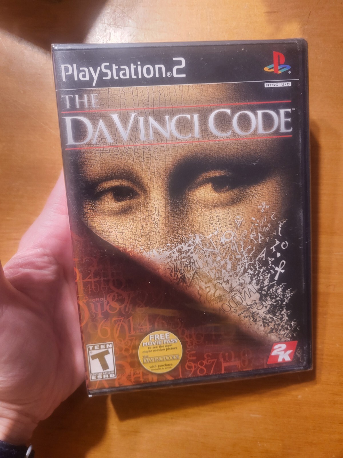 PS2 Playstation 2 The DaVinci Code Expired Free Movie Pass Sticker READ