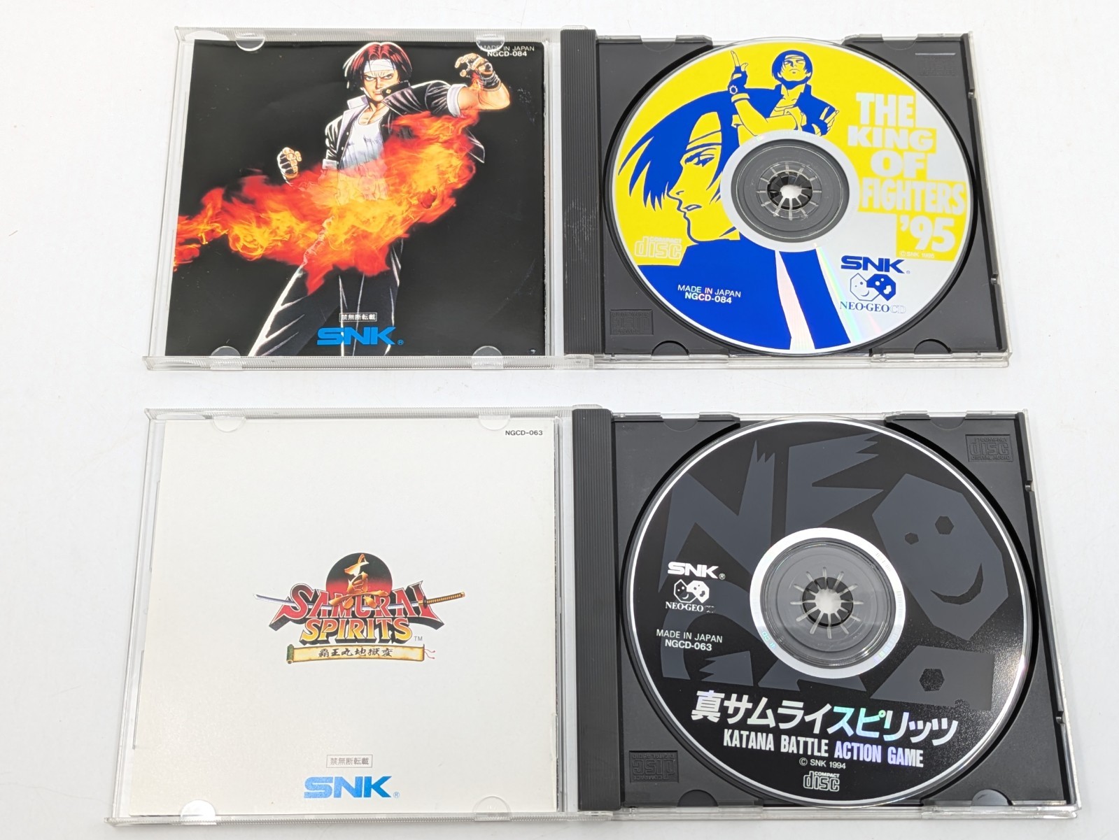 Neo Geo CD CD-T01 Console SNK w/ Controller Tested Working Japan