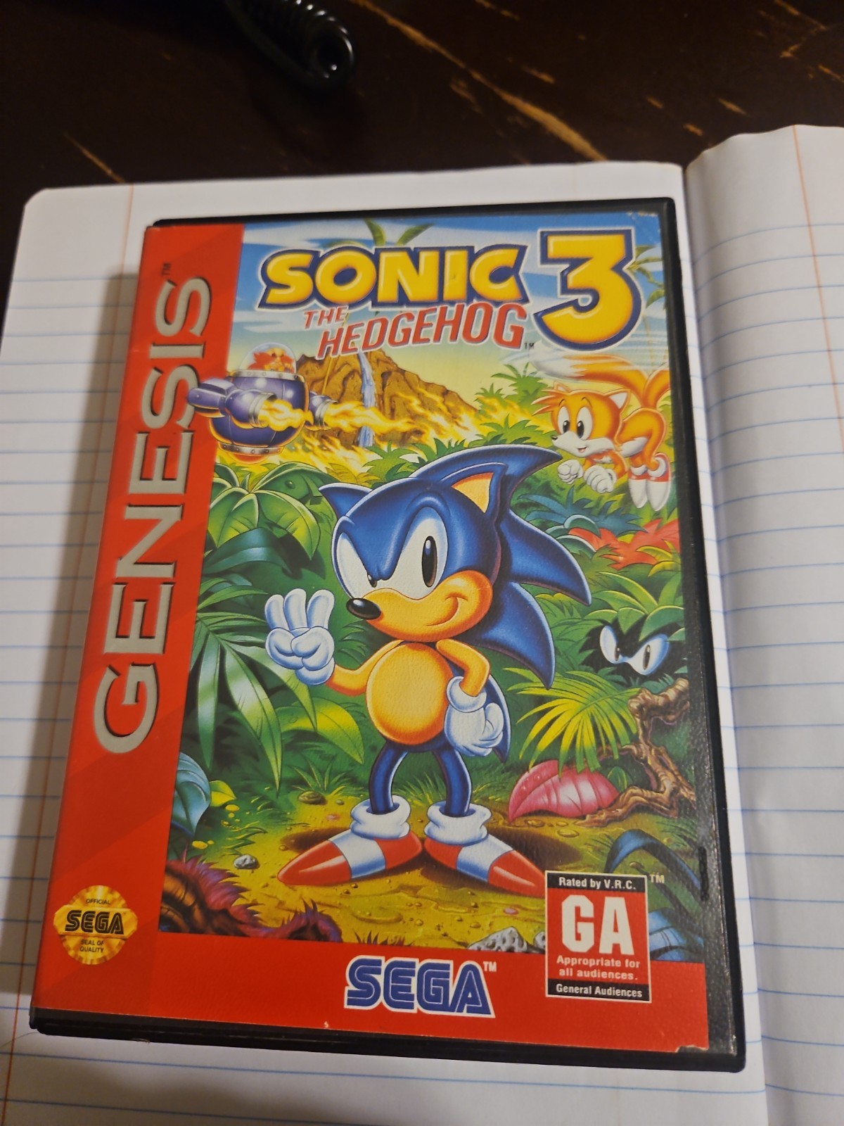 Sonic The Hedgehog 3 Sega Genesis CIB Complete In Box Authentic Tested
