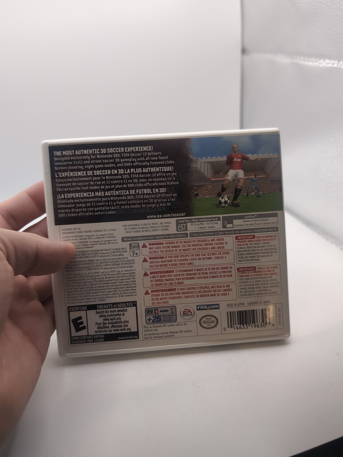 FIFA Soccer 12 Nintendo 3DS Complete in Box